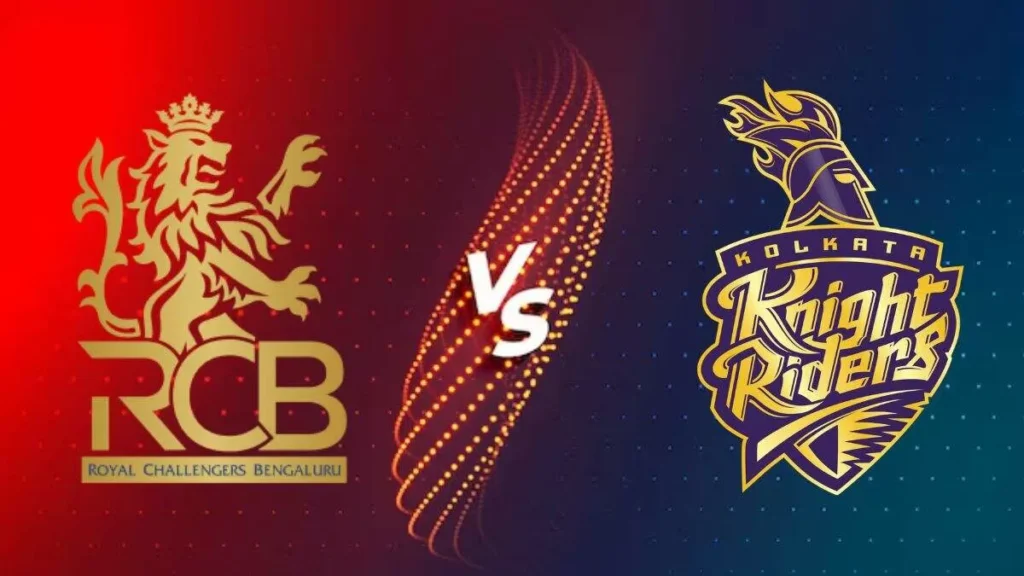 Where to Watch Kolkata Knight Riders vs Royal Challengers Bengaluru